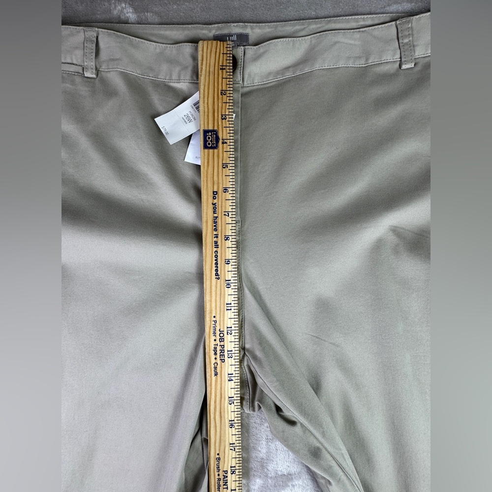 J Jill Pants Womens Size 26W Khaki Chino‎ Pocket Straight Leg Ankle Trouser - Picture 7 of 12